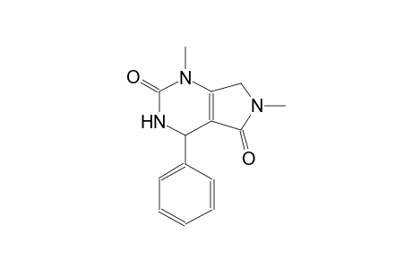 1,6-dimethyl-4-phenyl-3,4,6,7-tetrahydro-1H-pyrrolo[3,4-d]pyrimidine-2,5-dione