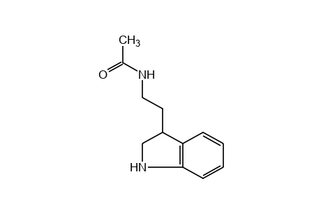 N-[2-(3-indolinyl)ethyl]acetamide