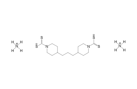 diammonium 4-[3-(1-carbodithioato-4-piperidinyl)propyl]-1-piperidinecarbodithioate