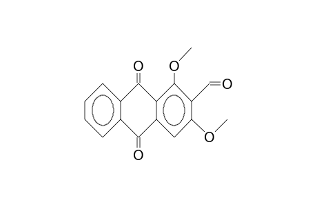 9,10-diketo-1,3-dimethoxy-anthracene-2-carbaldehyde