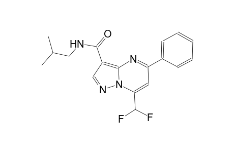 7-(difluoromethyl)-N-isobutyl-5-phenylpyrazolo[1,5-a]pyrimidine-3-carboxamide