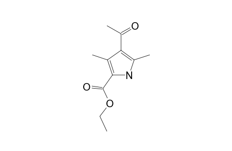 4-acetyl-3,5-dimethylpyrrole-2-carboxylic acid, ethyl ester