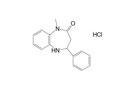 1-Methyl-4-phenyl-2,3,4,5-tetrahydro-1H-1,5-benzodiazepin-2-one HCl