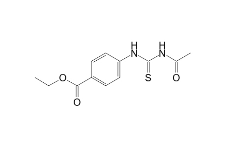 p-(3-acetyl-2-thioureido)benzoic acid, ethyl ester