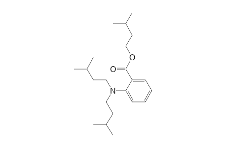 Benzoic acid, 2-di(3-methylbutyl)amino-, 3-methylbutyl ester