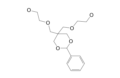 2-({5-[(2-Hydroxyethoxy)methyl]-2-phenyl-1,3-dioxan-5-yl}methoxy)ethanol