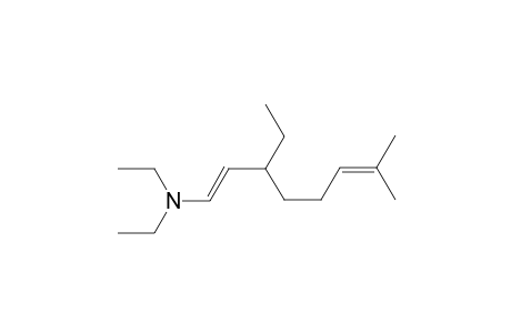 (E)-N,N,3-triethyl-7-methylocta-1,6-dien-1-amine