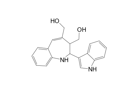 1H-1-Benzazepine-3,4-dimethanol, 2,3-dihydro-2-(1H-indol-3-yl)-