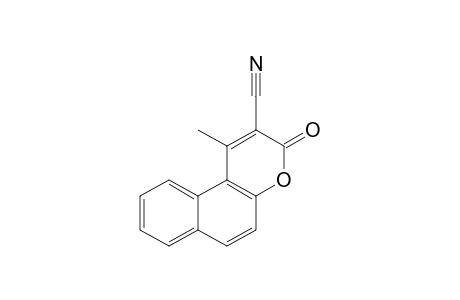1-Methyl-3-oxo-3H-benzo[f]chromene-2-carbonitrile