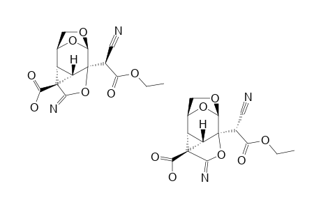 (1R,2S,5R,6S,9S,10S)-8-IMINO-6-[1-CYANO-1-ETHOXYCARBONYLMETHYL]-4,7,11-TRIOXATETRACYCLO-[4.3.1.1(2,5).0(9,10)]-UNDECAN-9-OIC-ACID