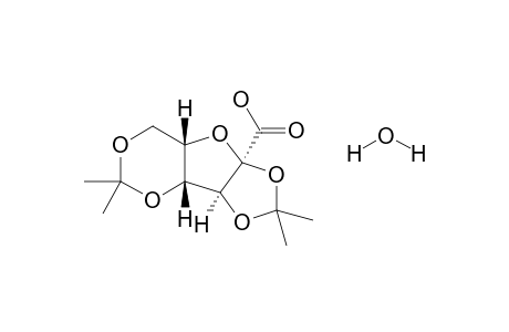 2,3:4,6-DI-O-ISOPROPYLIDENE-alpha-L-xylo-2-HEXULOFURANOSONIC ACID,MONOHYDRATE