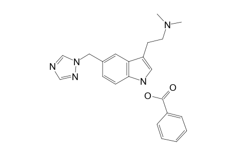 RIZATRIPTAN_BENZOATE;N,N-DIMETHYL-5-(1-H-1,2,4-TRIAZOL-1-YLMETHYL)-1-H-INDOLE-3-ETHANAMINEMONOBENZOATE