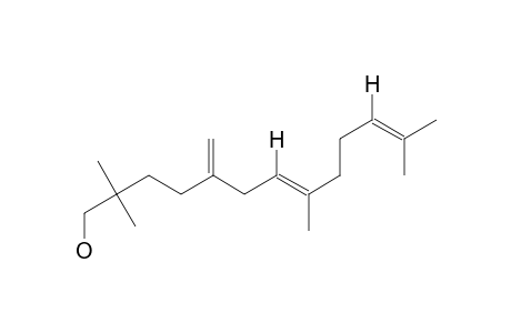 (E)-2,2,8,12-Tetramethyl-5-methylene-7,11-tridecadien-1-ol