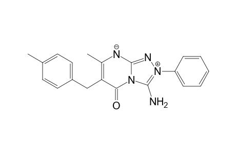 3-Amino-7-methyl-6-(4-methylbenzyl)-5-oxo-2-phenyl-5H-[1,2,4]triazolo[4,3-a]pyrimidin-2-ium-8-ide