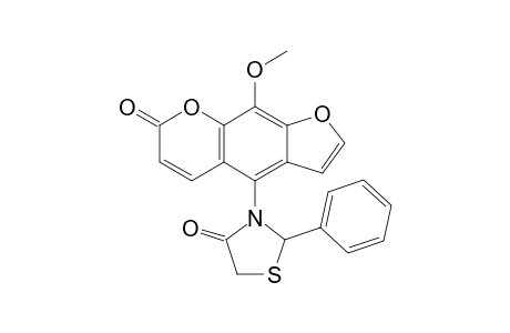 3-(9-Methoxy-7-oxo-7H-furo[3,2-g]chromen-4-yl)-2-phenyl-thiazolidin-4-one
