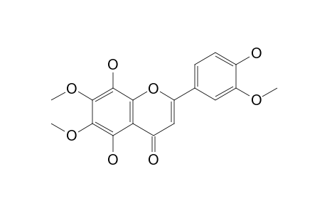 5,8,4'-Trihydroxy-6,7,3'-trimethoxyflavone