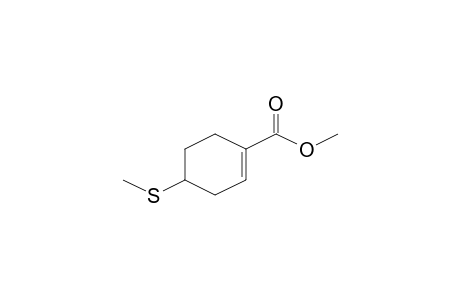 4-Methylthiocyclohex-1-enecarboxylic acid, methyl ester