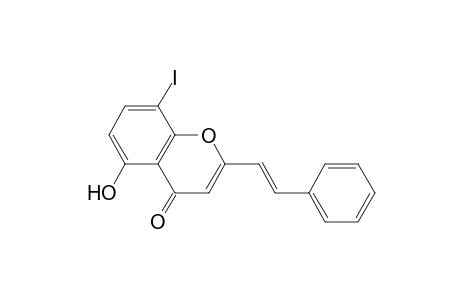 5-Hydroxy-8-iodo-2-styrylchromone