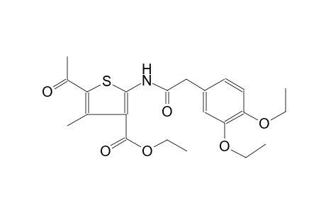 5-Acetyl-2-[[2-(3,4-diethoxyphenyl)-1-oxoethyl]amino]-4-methyl-3-thiophenecarboxylic acid ethyl ester