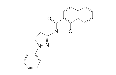 2-Naphthalenecarboxamide, N-(4,5-dihydro-1-phenyl-1H-pyrazol-3-yl)-1-hydroxy-