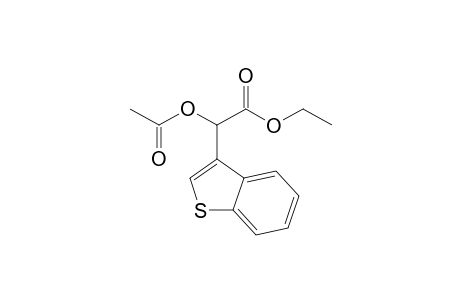 Ethyl 2-acetoxy-2-(benzo[b]thiophen-3-yl)acetate