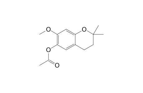 acetic acid (7-methoxy-2,2-dimethyl-chroman-6-yl) ester