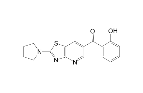 6-(2-Hydroxybenzoyl)-2-pyrrolidin-1-ylthiazolo[4,5-b]pyridine