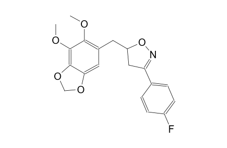 isoxazole, 5-[(6,7-dimethoxy-1,3-benzodioxol-5-yl)methyl]-3-(4-fluorophenyl)-4,5-dihydro-