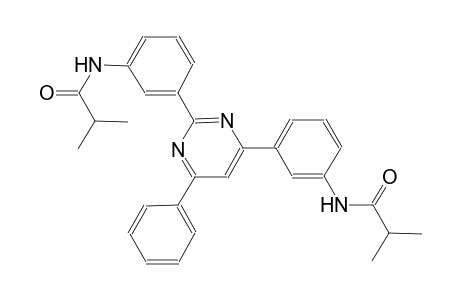 N-(3-{2-[3-(isobutyrylamino)phenyl]-6-phenyl-4-pyrimidinyl}phenyl)-2-methylpropanamide