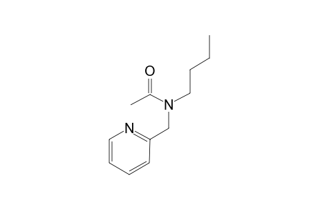 N-(2-Pyridinylmethyl)-1-butanamine, N-acetyl-