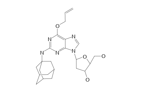 2-N-(1-Adamantyl)-6-o-allyl-2'-deoxyganosine