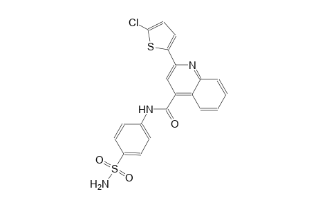 N-[4-(aminosulfonyl)phenyl]-2-(5-chloro-2-thienyl)-4-quinolinecarboxamide