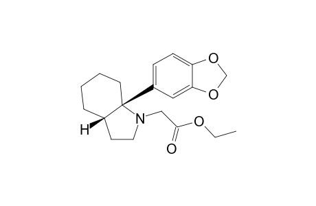 ((3aS,7aS)-7a-Benzo[1,3]dioxol-5-yl-octahydro-indol-1-yl)-acetic acid ethyl ester