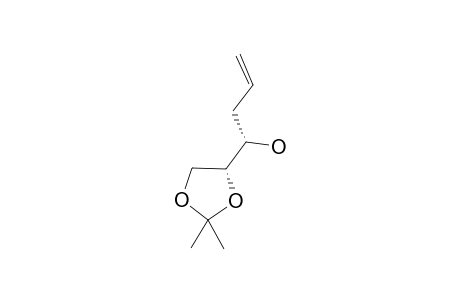 (1S)-1-[(4R)-2,2-Dimethyl-1.3-dioxolan-4-yl]but-3-en-1-ol