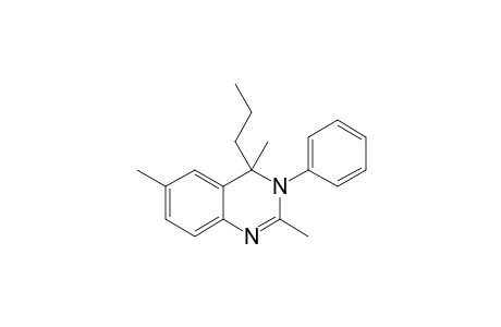 2,4,6-TETRAMETHOXY-4-PROPYL-3-PHENYL-3,4-DIHYDRO-1,3-QUINAZOLINE