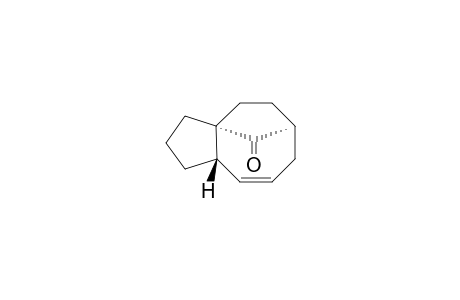 (+-)-(3a.alpha.,6.alpha.,9a.beta.)-1,2,3,4,5,6,7,9a-Octahydro-3a,6-methano-3aH-cyclopentacyclodecen-10-one