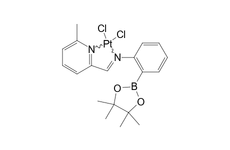 (6-METHYL-PYRIDIN-2-YLMETHYLENE)-[2-(4,4,5,5-TETRAMETHYL-[1,3,2]-DIOXABOROLAN-2-YL)-PHENYL]-AMINE-DICHLORO-PLATINUM-COMPLEX