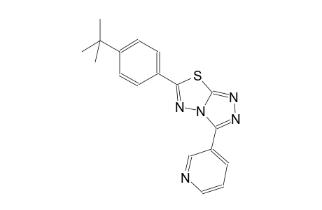 6-(4-tert-butylphenyl)-3-(3-pyridinyl)[1,2,4]triazolo[3,4-b][1,3,4]thiadiazole