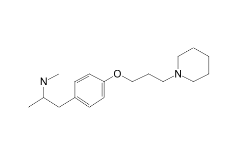 2-Propanamine, N-methyl-1-[4-[3-(1-piperidyl)propoxy]phenyl]-