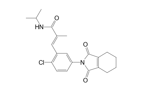 2-Propenamide, 3-[2-chloro-5-(1,3,4,5,6,7-hexahydro-1,3-dioxo-2H-isoindol-2-yl)phenyl]-2-methyl-N-(1-methylethyl)-