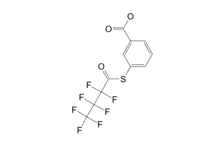 Benzoic acid, 3-(heptafluorobutyrylthio)-