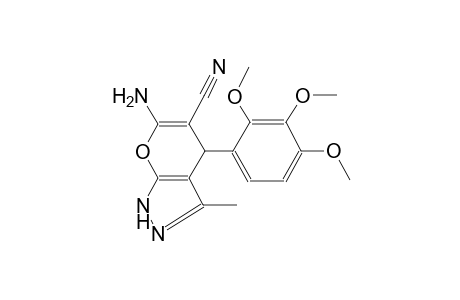 pyrano[2,3-c]pyrazole-5-carbonitrile, 6-amino-1,4-dihydro-3-methyl-4-(2,3,4-trimethoxyphenyl)-