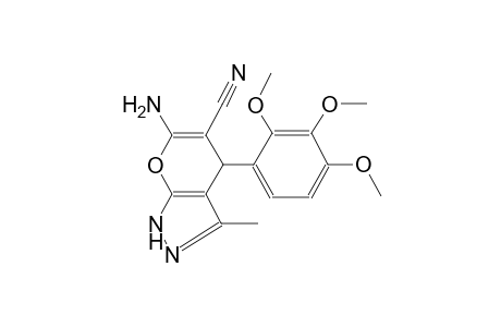 pyrano[2,3-c]pyrazole-5-carbonitrile, 6-amino-1,4-dihydro-3-methyl-4-(2,3,4-trimethoxyphenyl)-