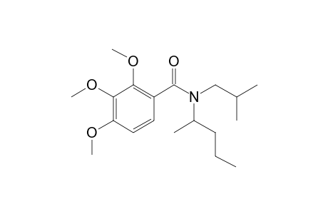 Benzamide, 2,3,4-trimethoxy-N-(2-pentyl)-N-isobutyl-