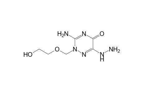 3-AMINO-6-HYDRAZINO-2-[(2-HYDROXYETHOXY)-METHYL]-1,2,4-TRIAZIN-5(2H)-ONE