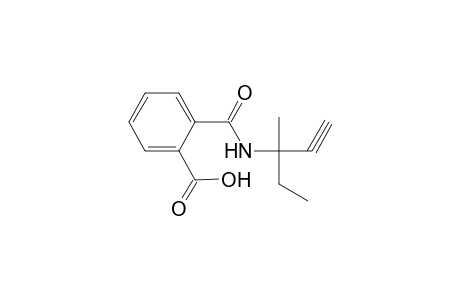 2-(3-Methylpent-1-yn-3-ylcarbamoyl)benzoic acid