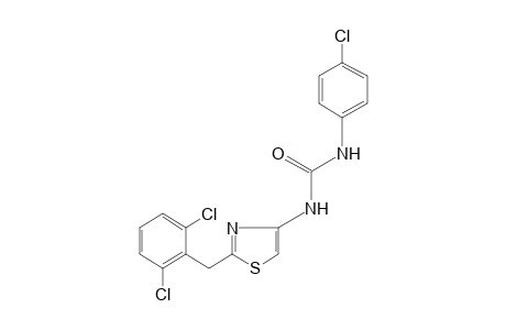 1-(p-chlorophenyl)-3-[2-(2,6-dichlorobenzyl)-4-thiazolyl]urea