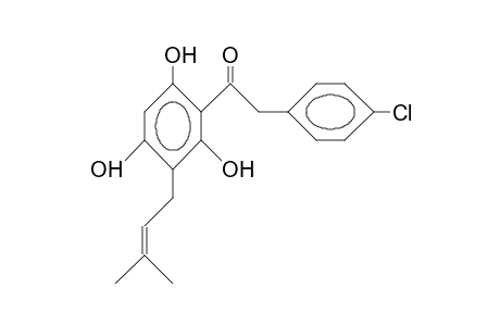 PARA-CHLOROBENZYL-2,4,6-TRIHYDROXY-3-(3-METHYL-2-BUTENYL)-1-PHENYL-KETON