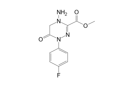 4-Amino-1-(4-fluorophenyl)-6-oxo-1,4,5,6-tetrahydro[1,2,4]triazine-3-carboxylic acid, methyl ester