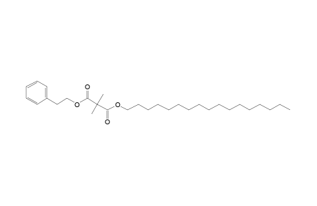 Dimethylmalonic acid, heptadecyl 2-phenethyl ester